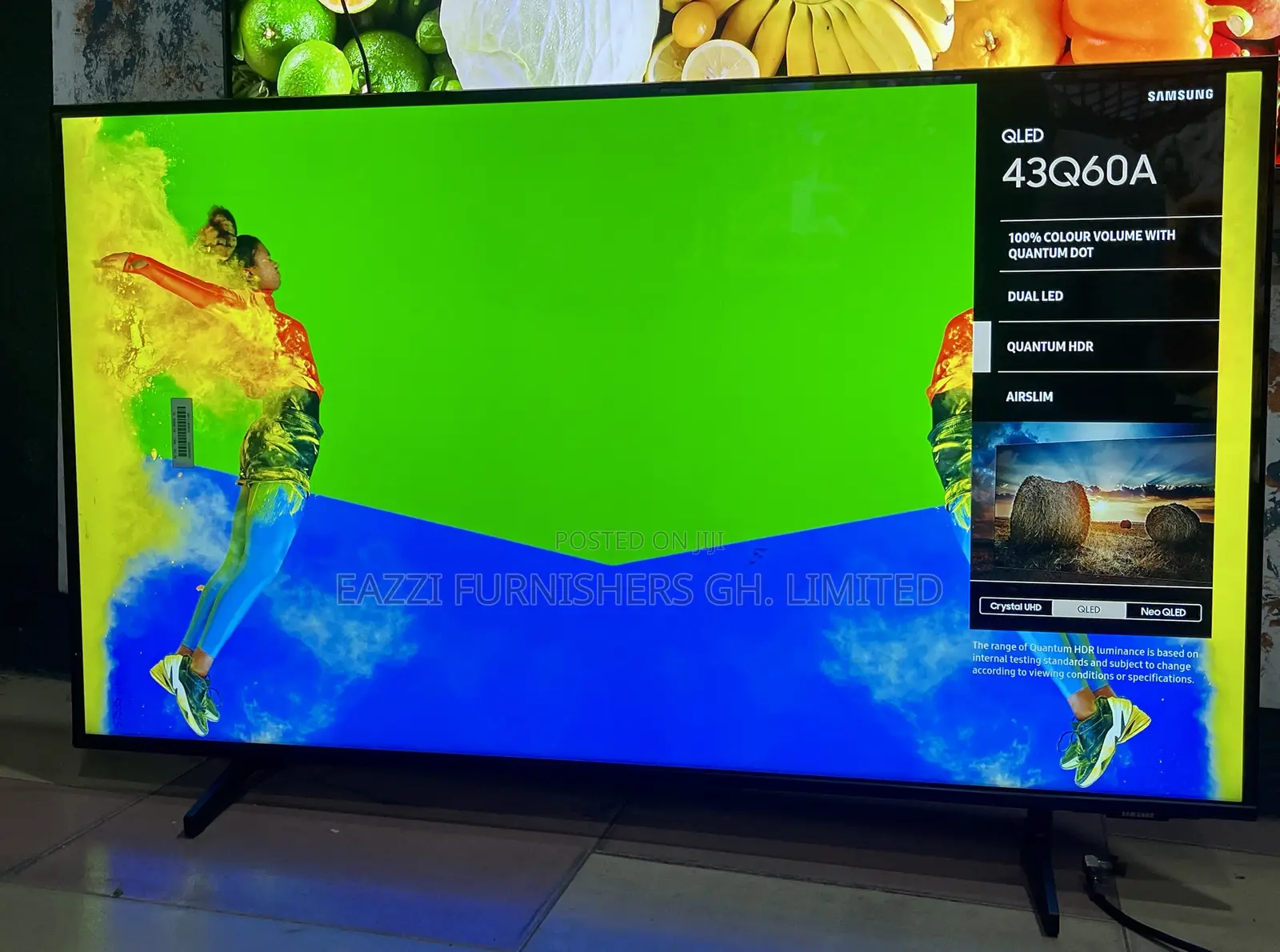 Samsung 43Q60A SMART QLED 43 Inches 4k UHD HDR+ High Color Brightness