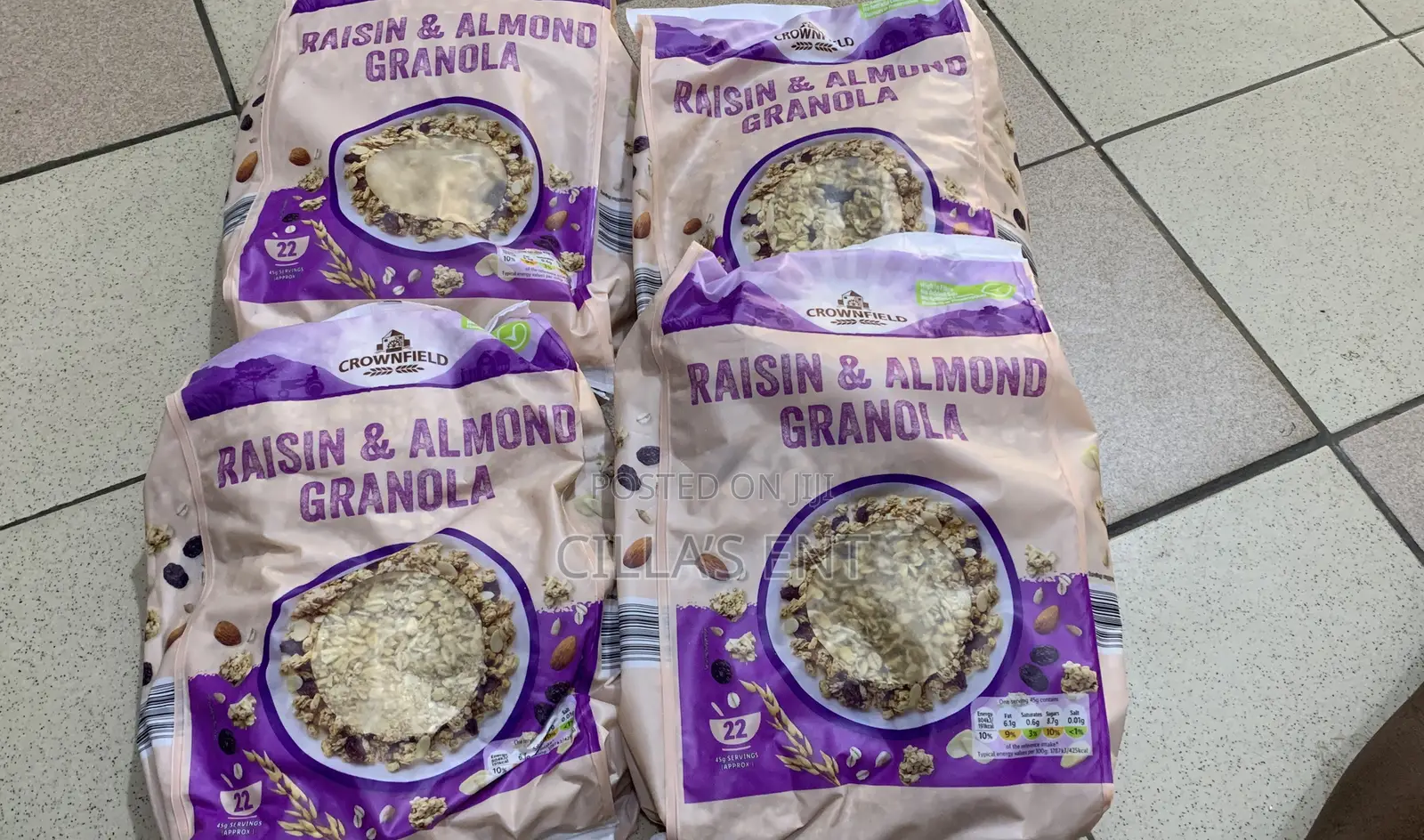 Raising and Almond Granola