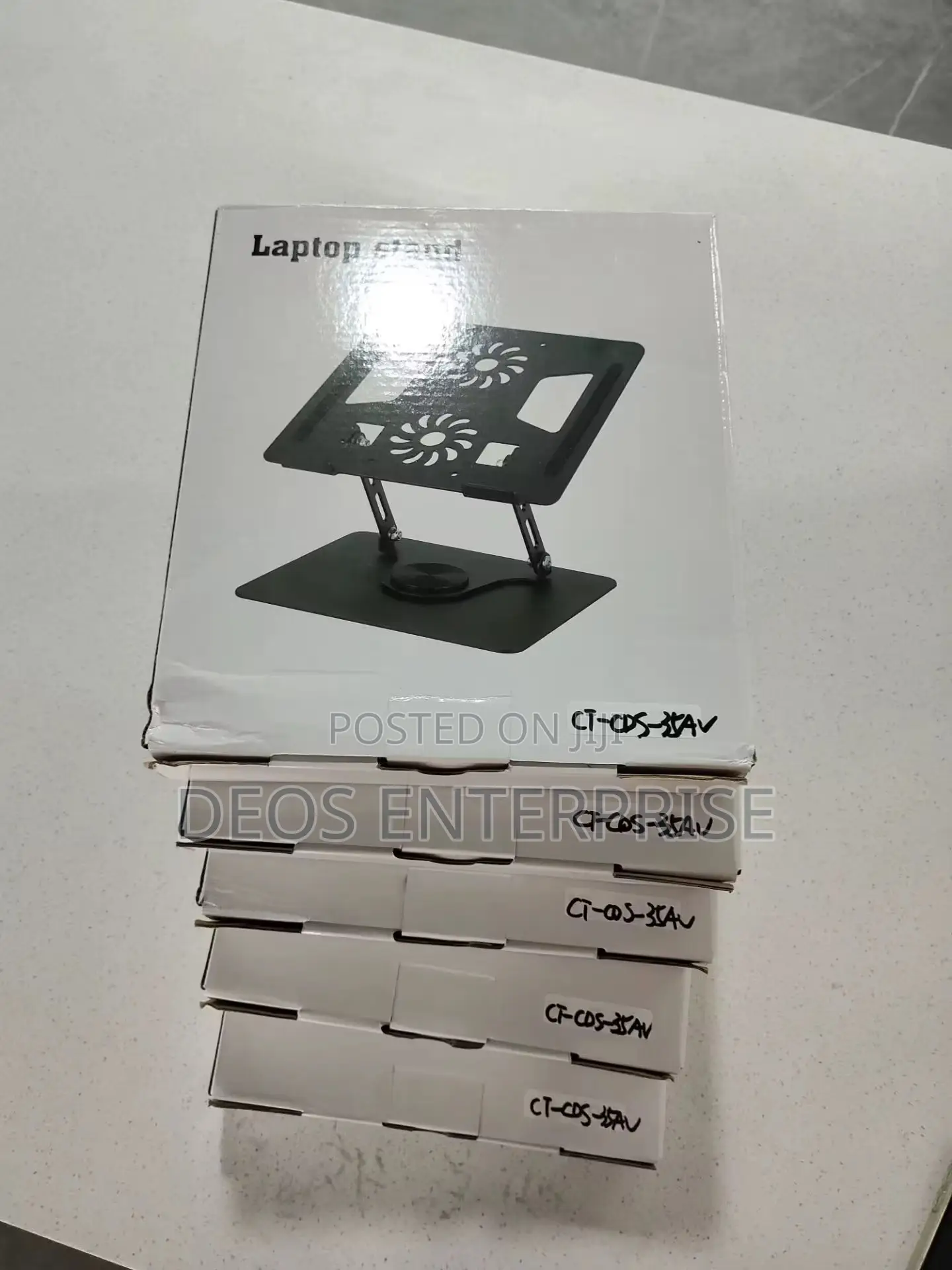 360° Rotating Laptop Fan Stand