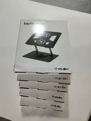360° Rotating Laptop Fan Stand