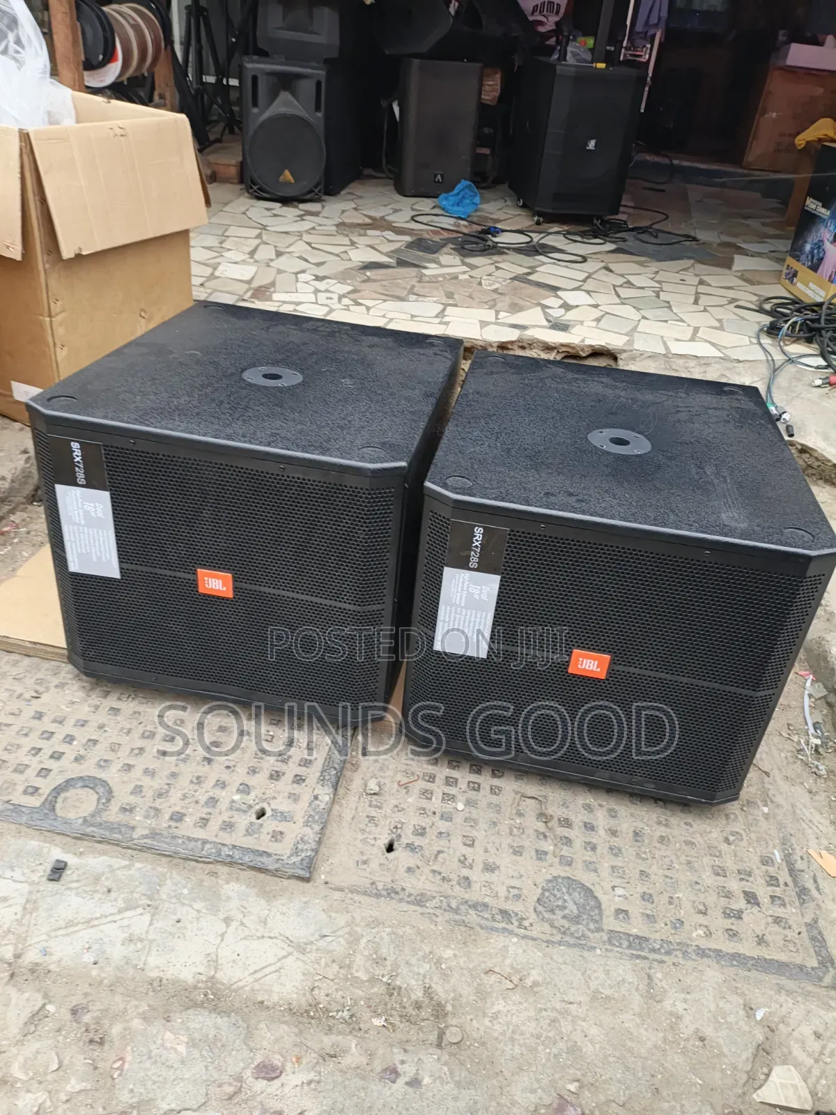 JBL Single Subwoofer 18" Double Bass Speaker.