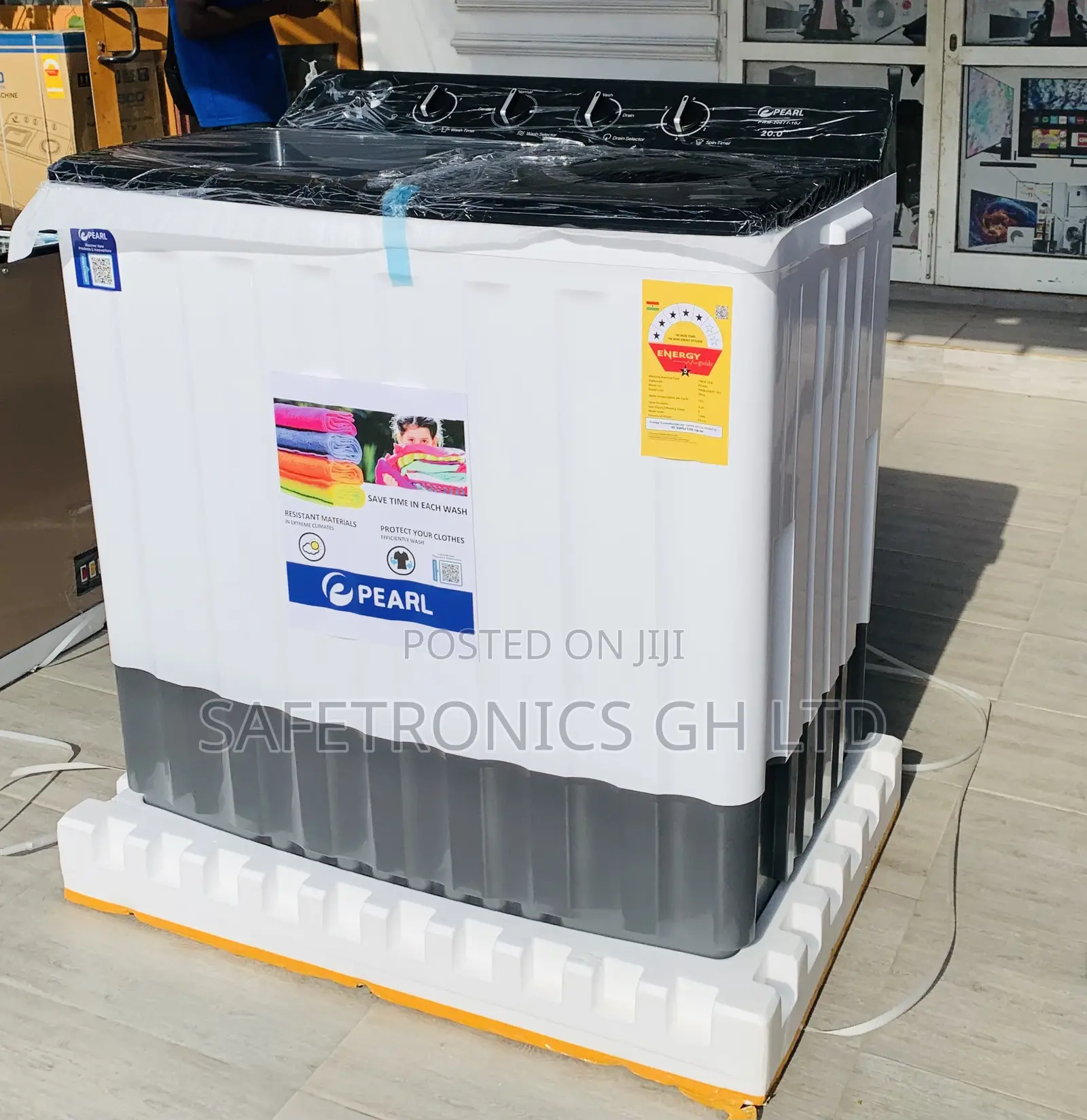 Secure (Aqua-Wave) Whire Pearl 20kg WashingMachine