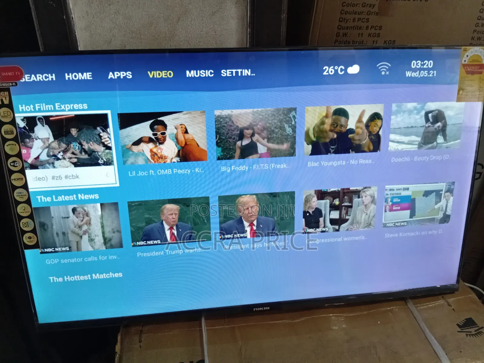 Nikai Android TV 43 Inch Smart Android TV