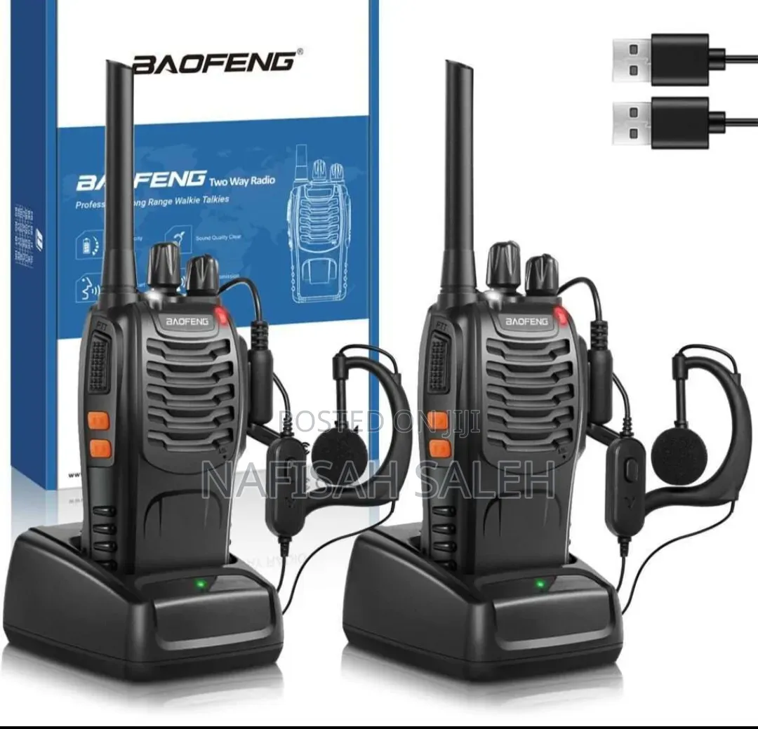 Baofeng BF-888S Walkie Talkies – 2-Way Radio Communication Set