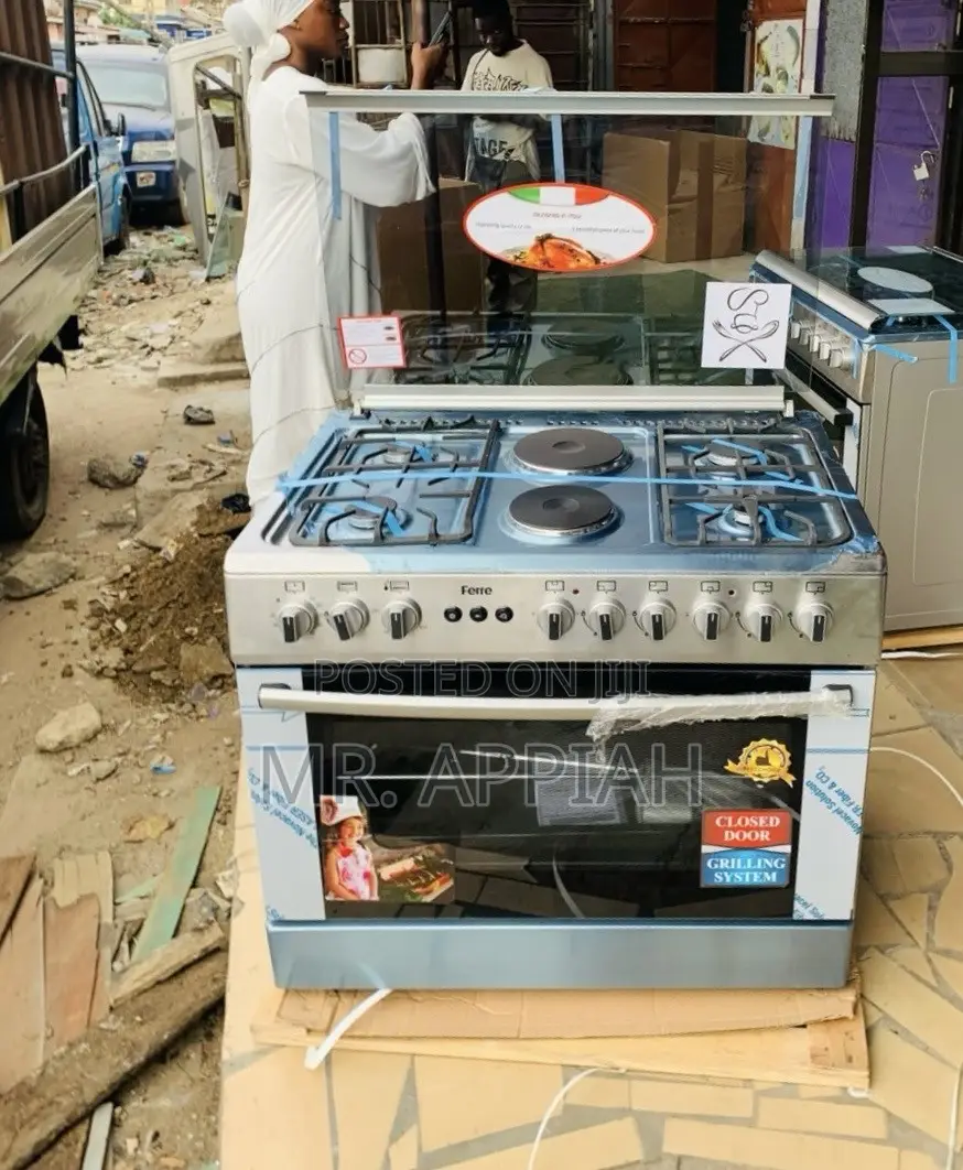 Exceptional Performance Ferre 4 Gas + 2 Cooker
