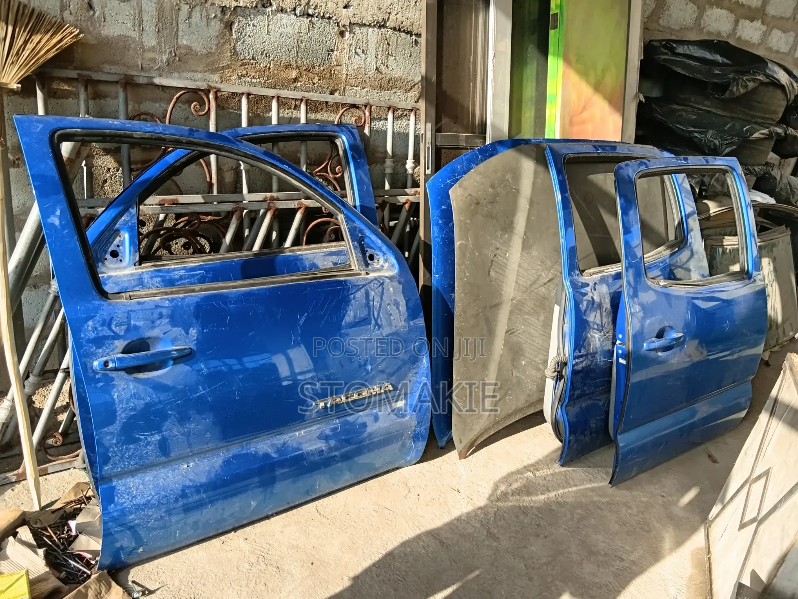 Set of 05 T0 15 Tacoma Doors and Bonnet