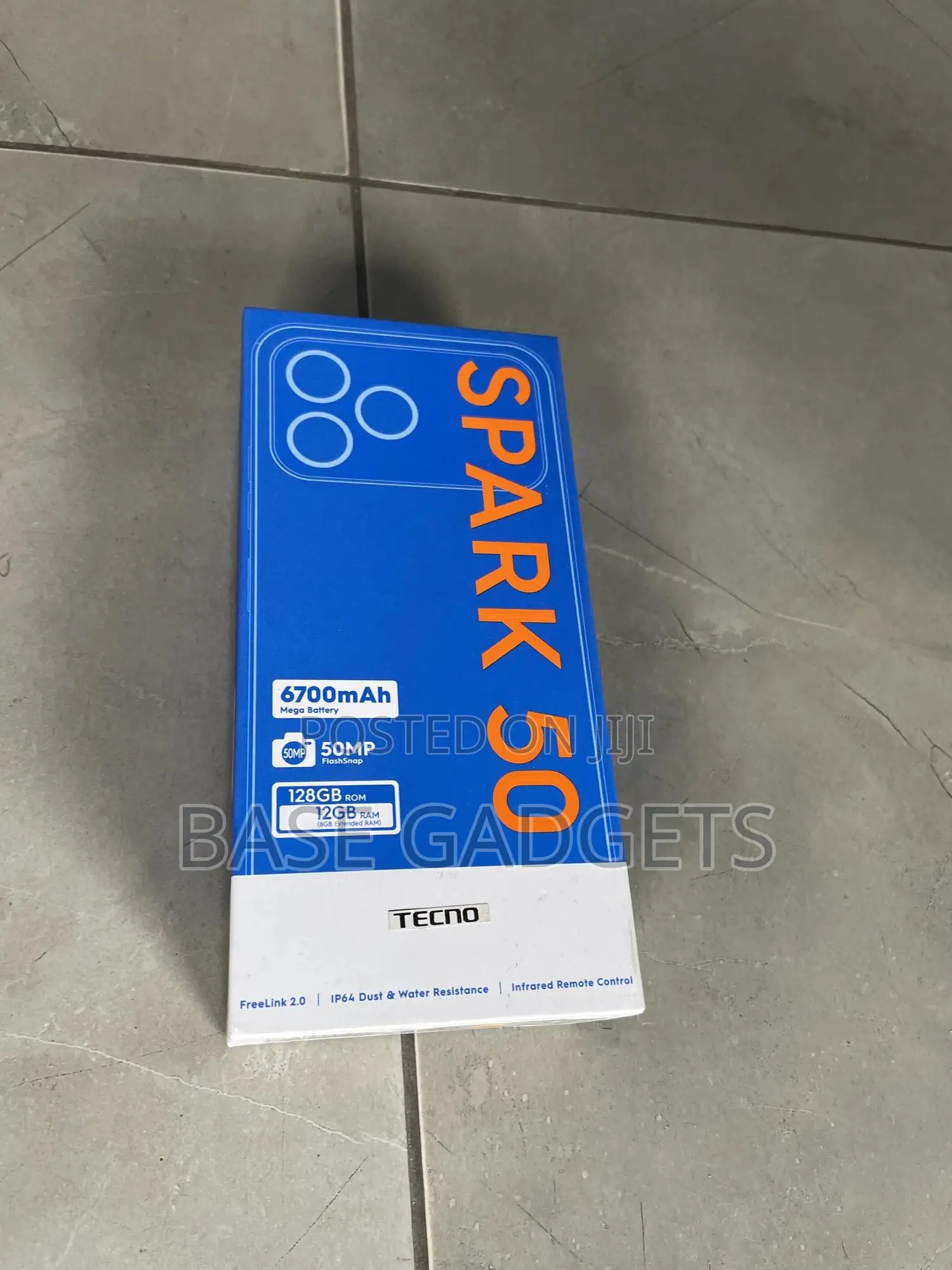 New Tecno Spark 50 128 GB Black