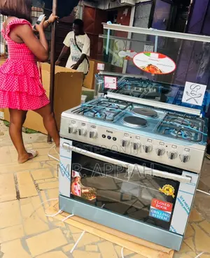 2 Electric + 4 Gas Cooker(Stainless Steel)Ferre