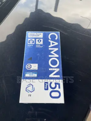 New Tecno Camon 50 Pro 256 GB Black