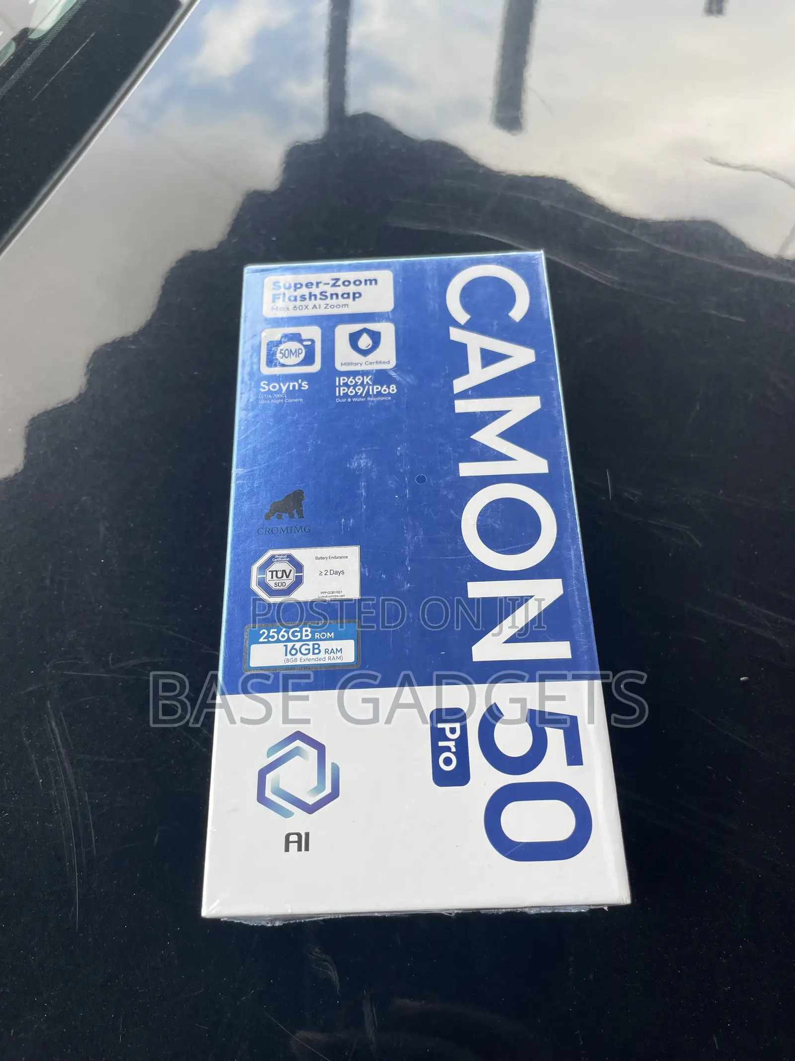New Tecno Camon 50 Pro 256 GB Black
