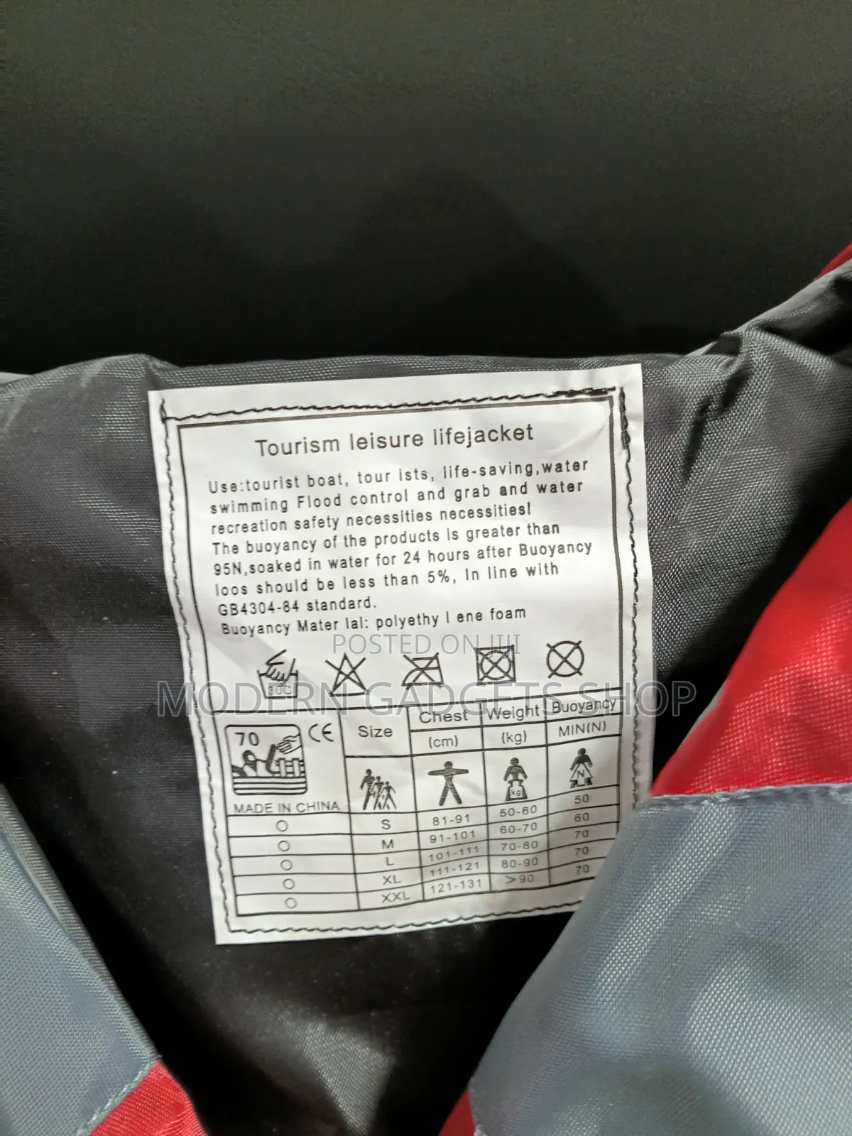 Life Jacket Safety Vest for Boating and Fishing