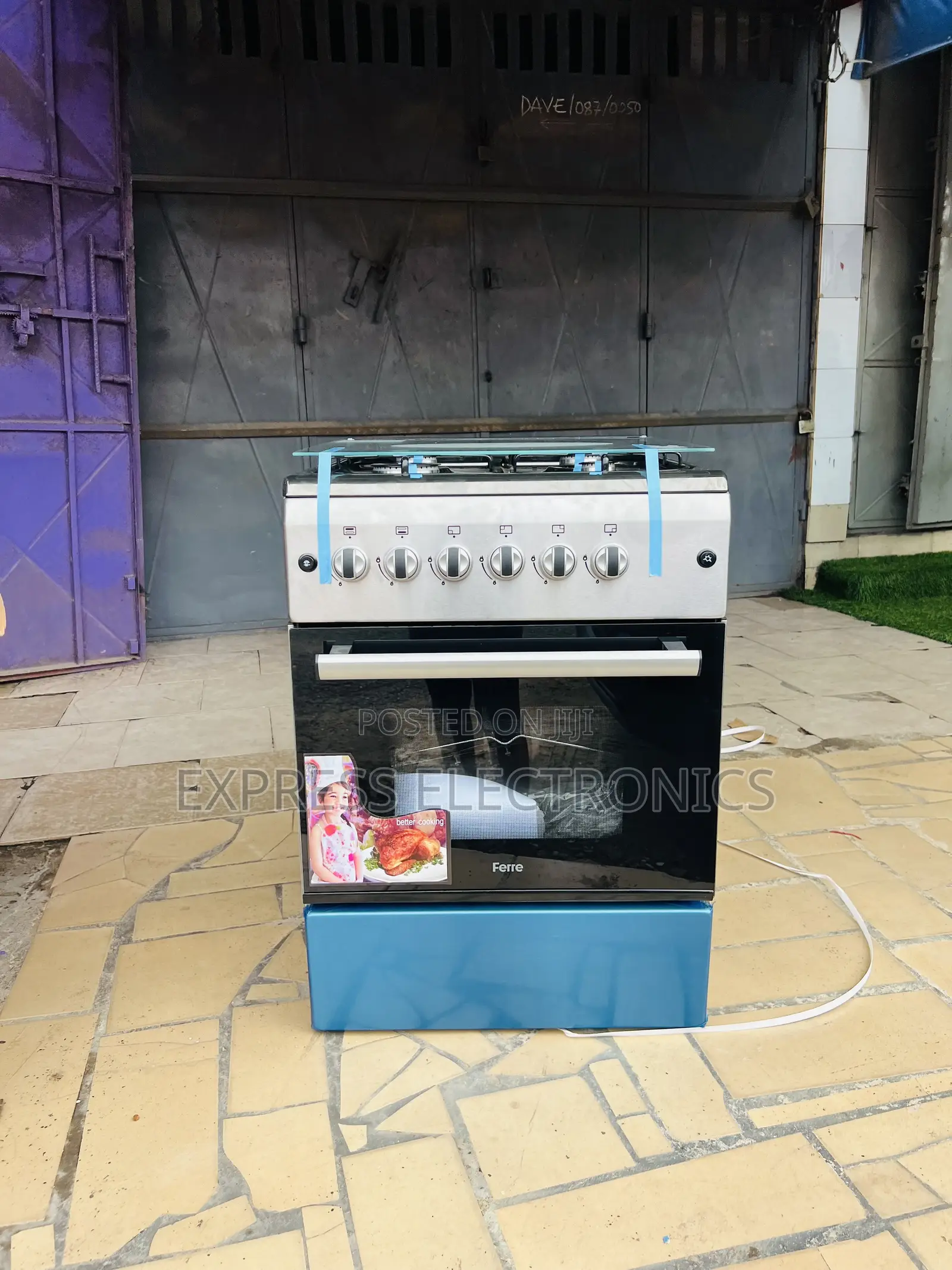 Hot  Deals on Ferre Gas New Line Oven Rotisserie 4burner 60/60