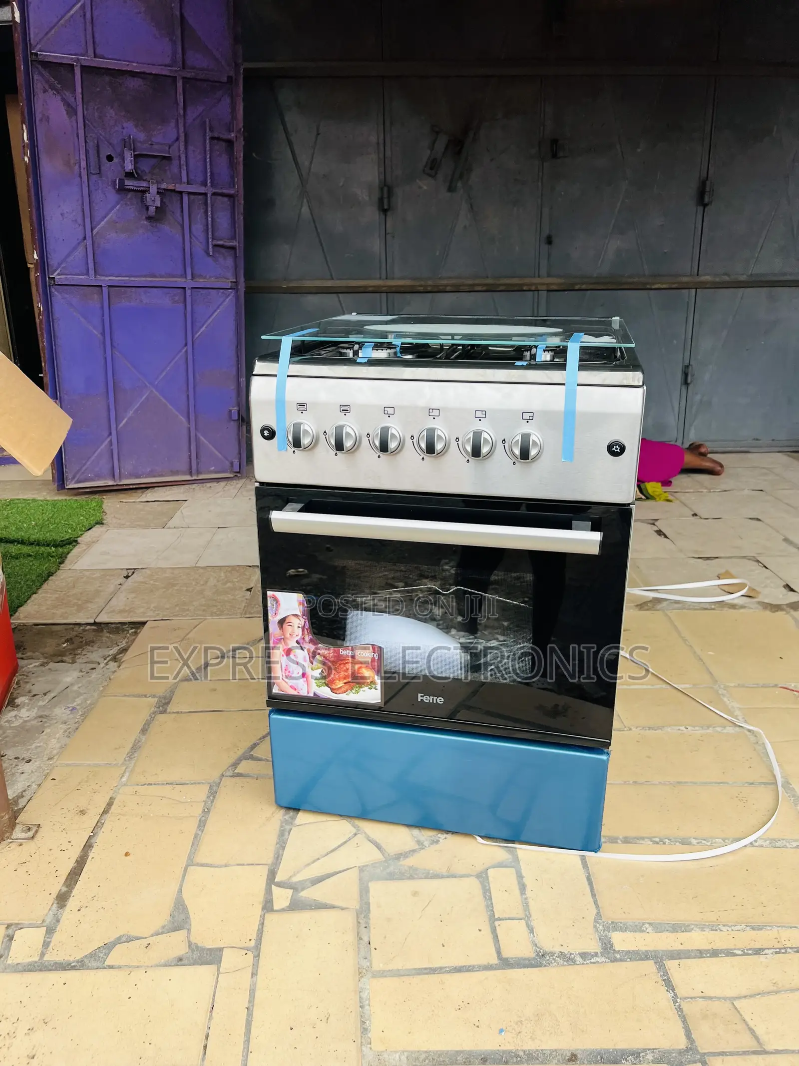 Call and Order New Linen Gas Cooker Oven Rotisserie 4burner 60/60.