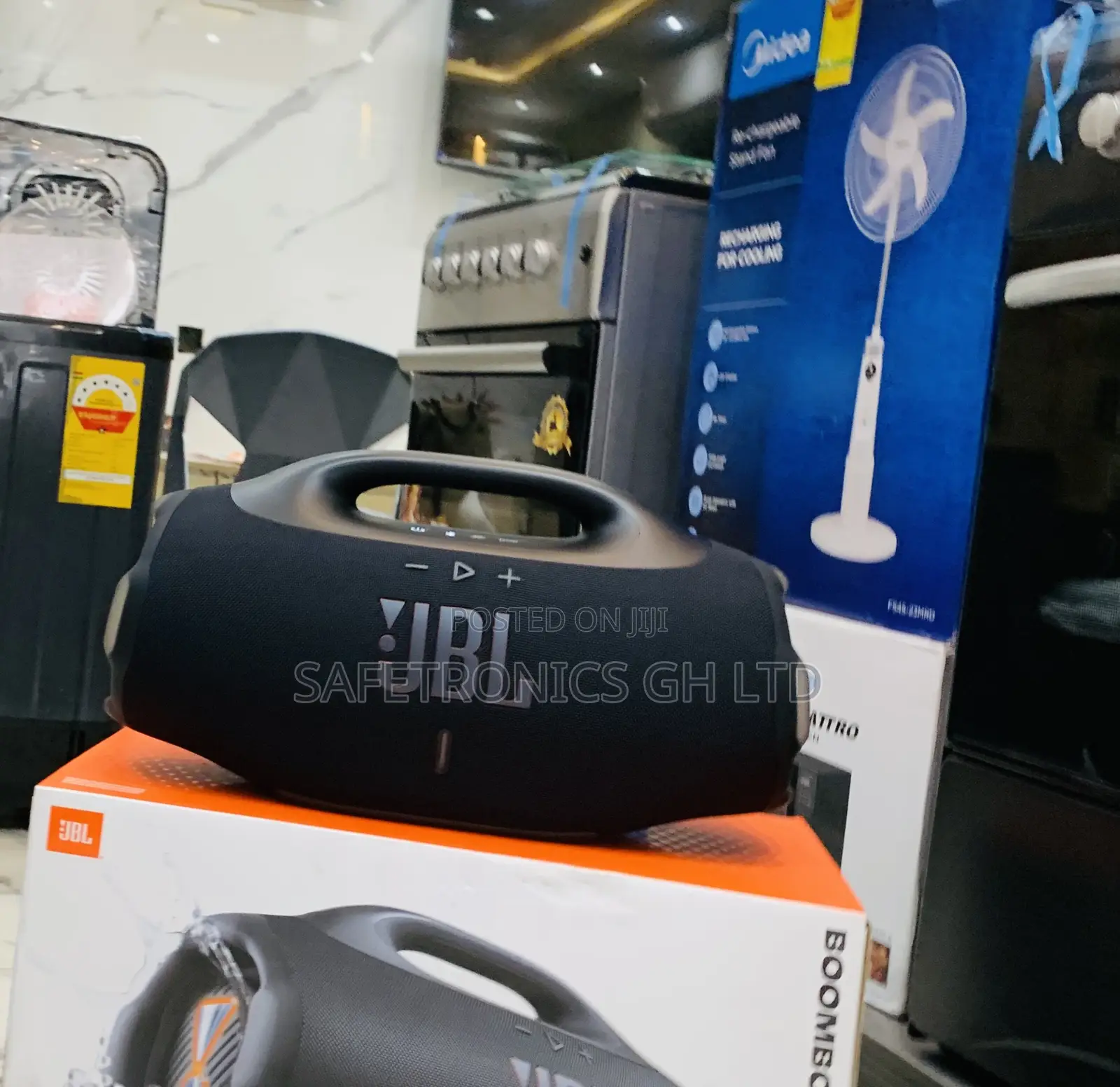 (Deep-Bass) JBL Boombox 4 Black Speaker