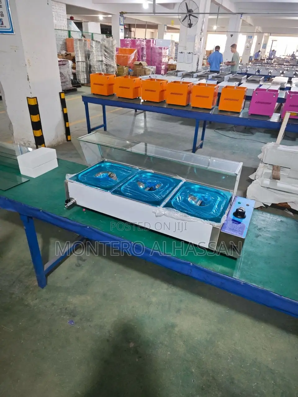 Electric Bain Marie / Food Warmer 3 Bowls With Glass Roof