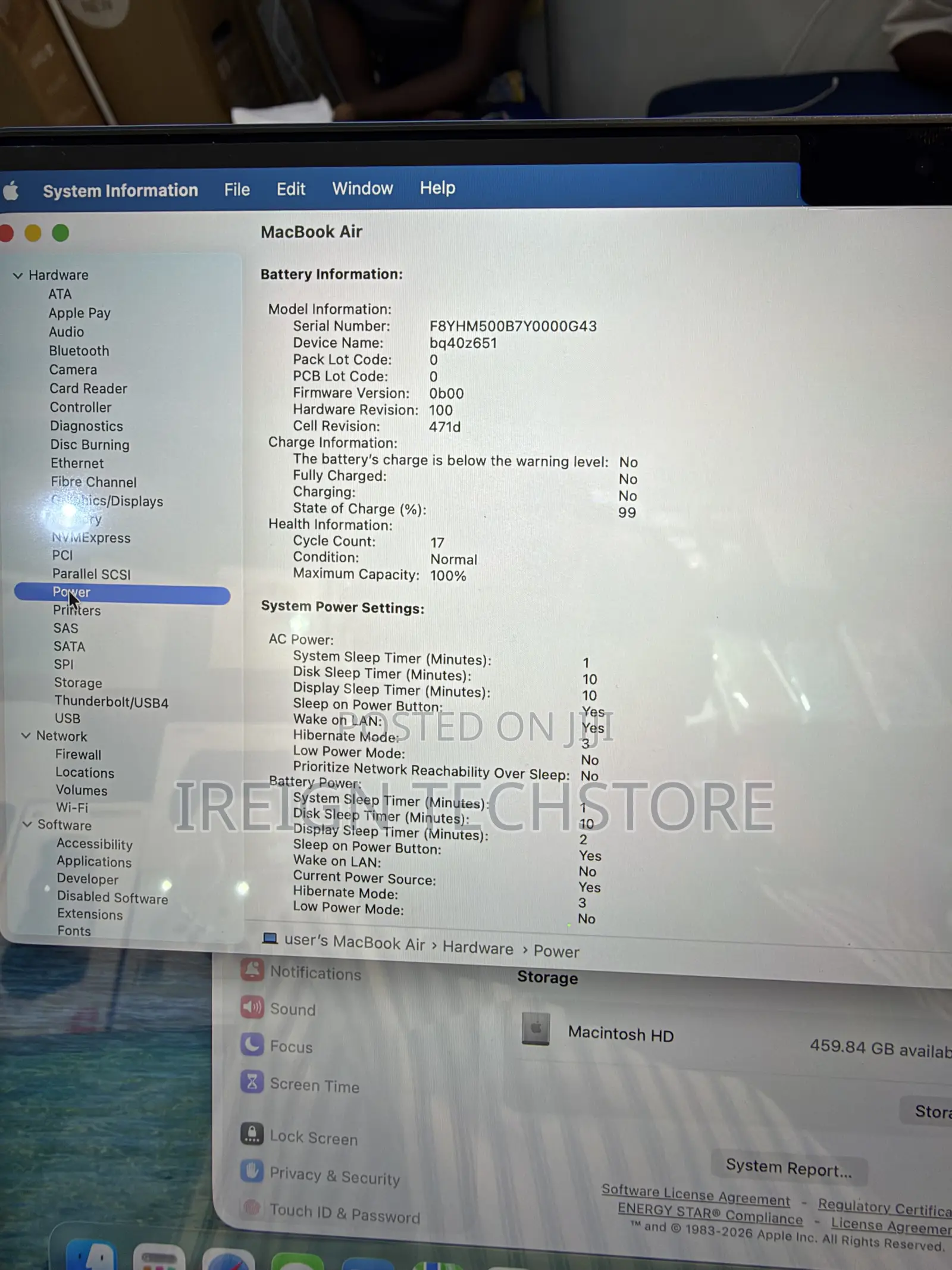 Laptop Apple MacBook Air 2025 M4 16GB Apple M4 SSD 512GB