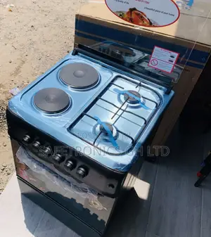 Cook Better With 2 Gas Ferre 2 Electric Black Cooker