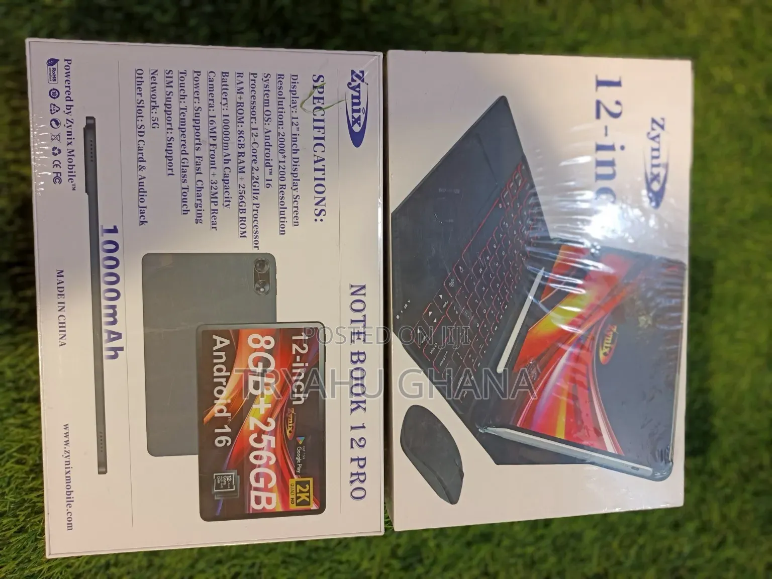 New Zynix Note Book 12 Pro 256 GB Black