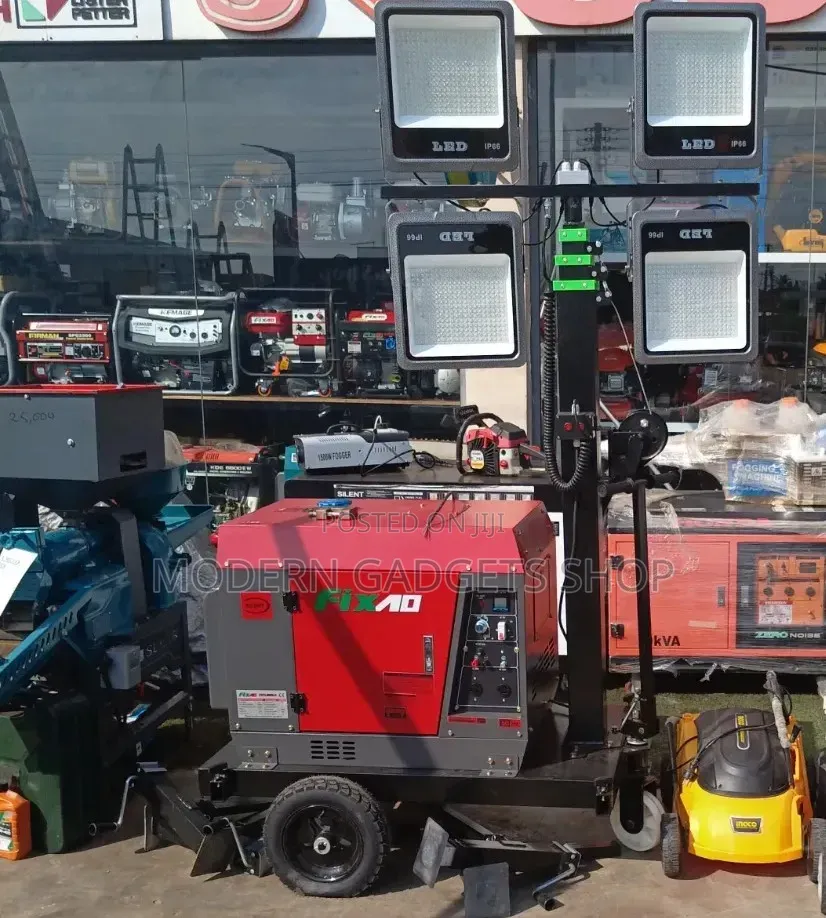 Industrial Tower Light for Night Work and Outdoor Projects