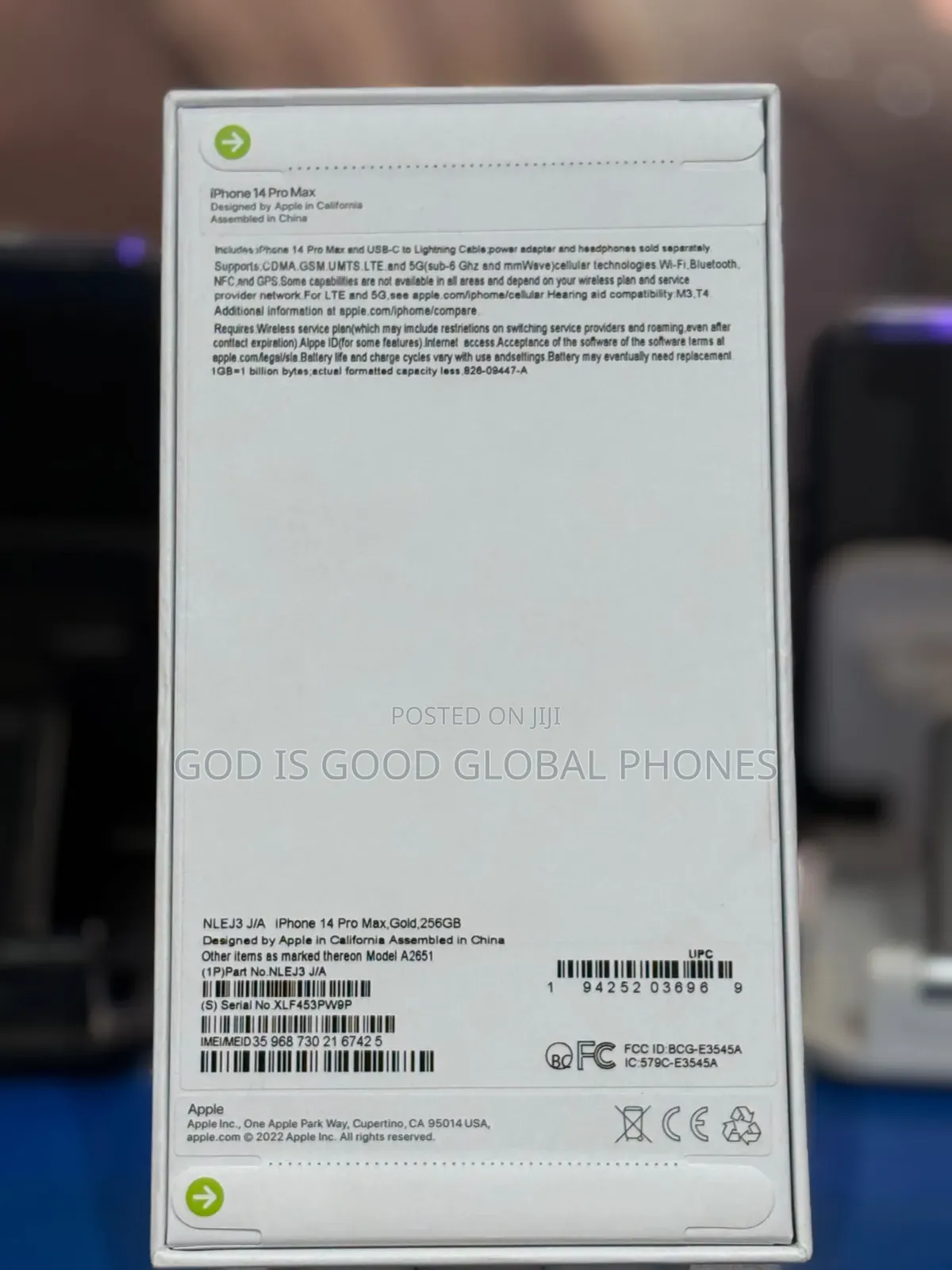 New Apple iPhone 14 Pro Max 256 GB Gold