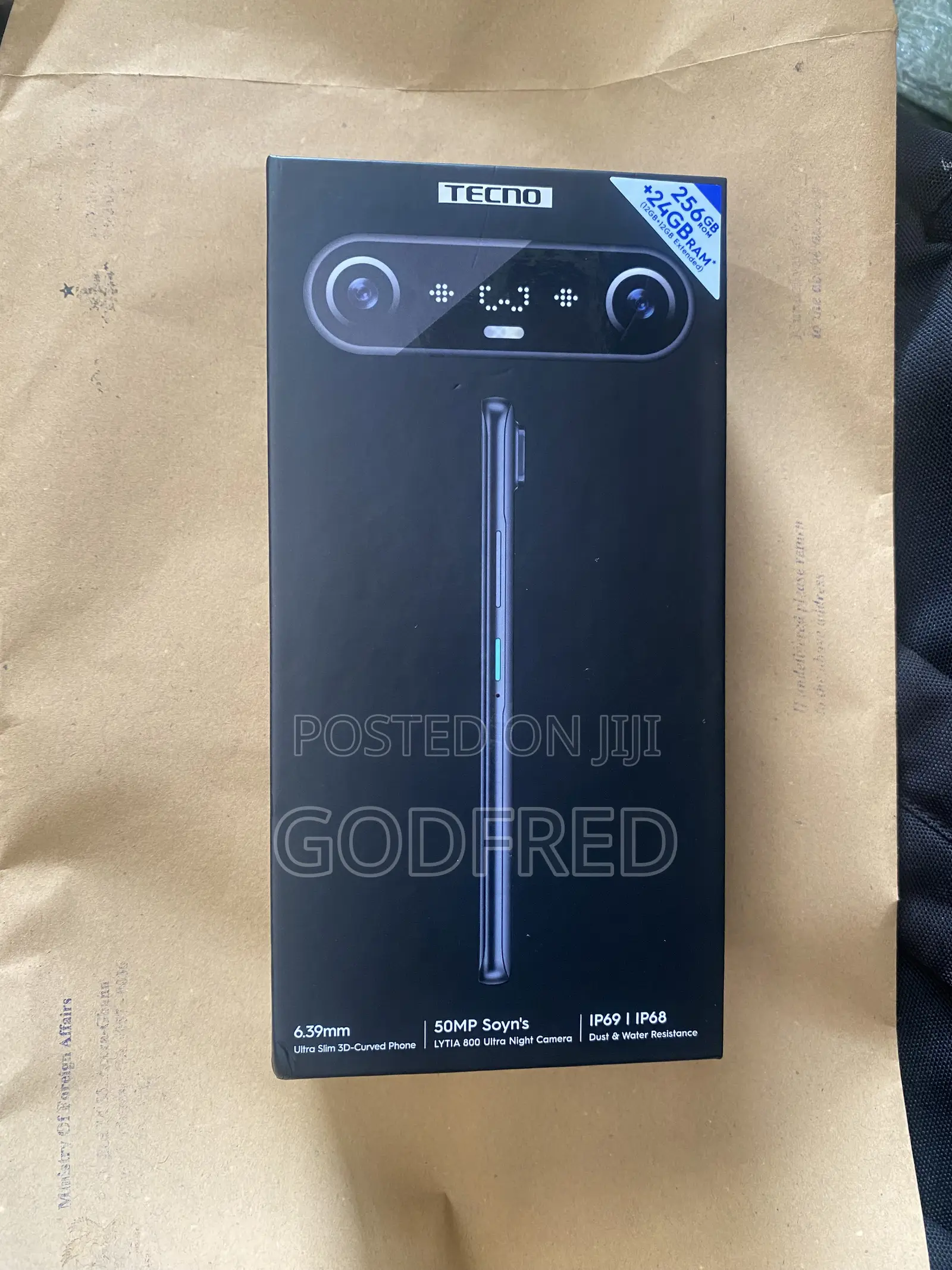 New Tecno Camon Slim 256 GB Purple