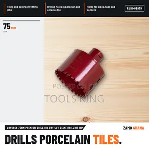 Drygres 75Mm Premium Drill Bit Dry Cut Diam. Drill Bit M1 - RUBI-06979