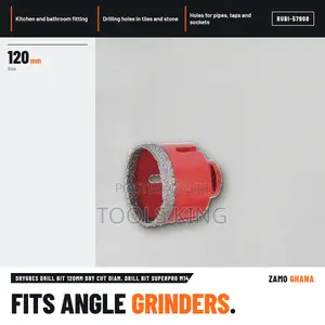 Drygres Drill Bit 120Mm Dry Cut Diam. Drill Bit Superpro - RUBI-57908