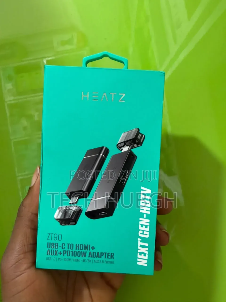 Heatz Zt90 USB-C to HDMI +Aux +Pd100w Adapter