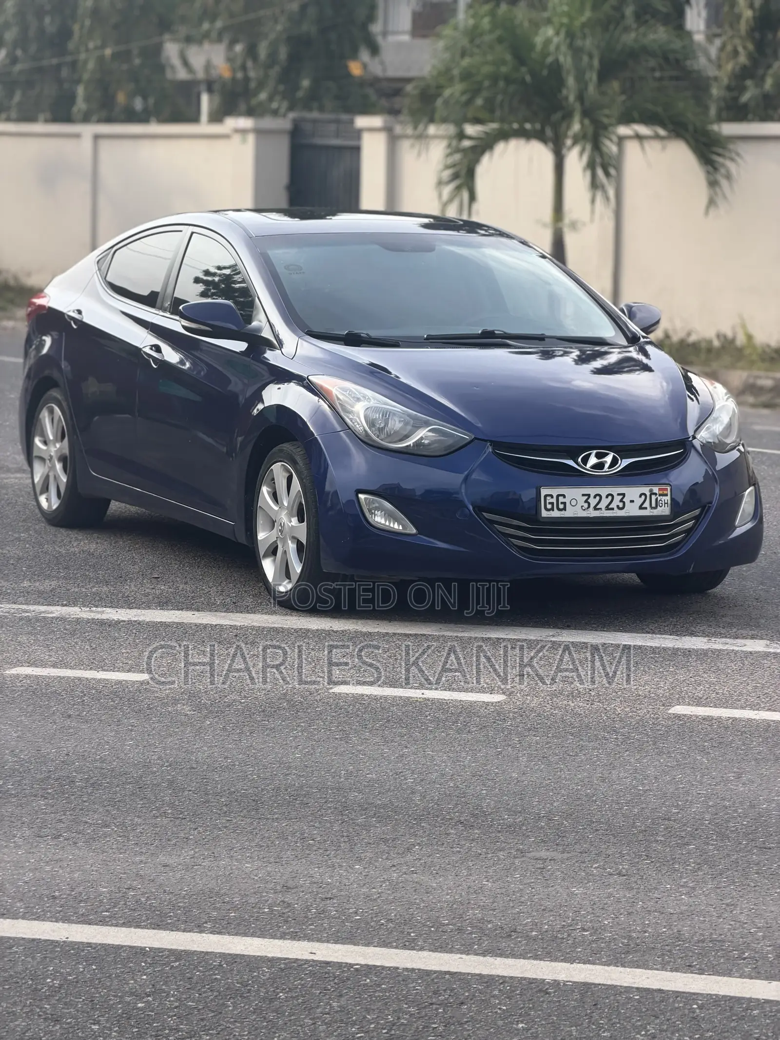 Hyundai Elantra Limited Sedan FWD (1.8L 4cyl 6A) 2013 Blue
