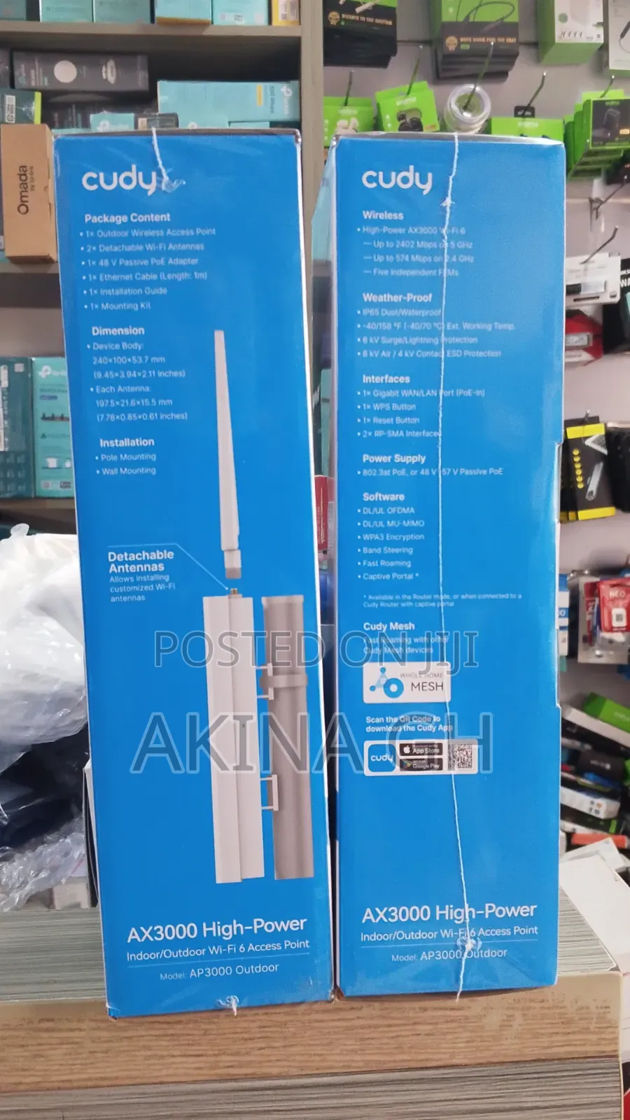 Cudy AX3000 Indoor/Outdoor Wifi 6 Access Point/Cudy AP3000 Outdoor