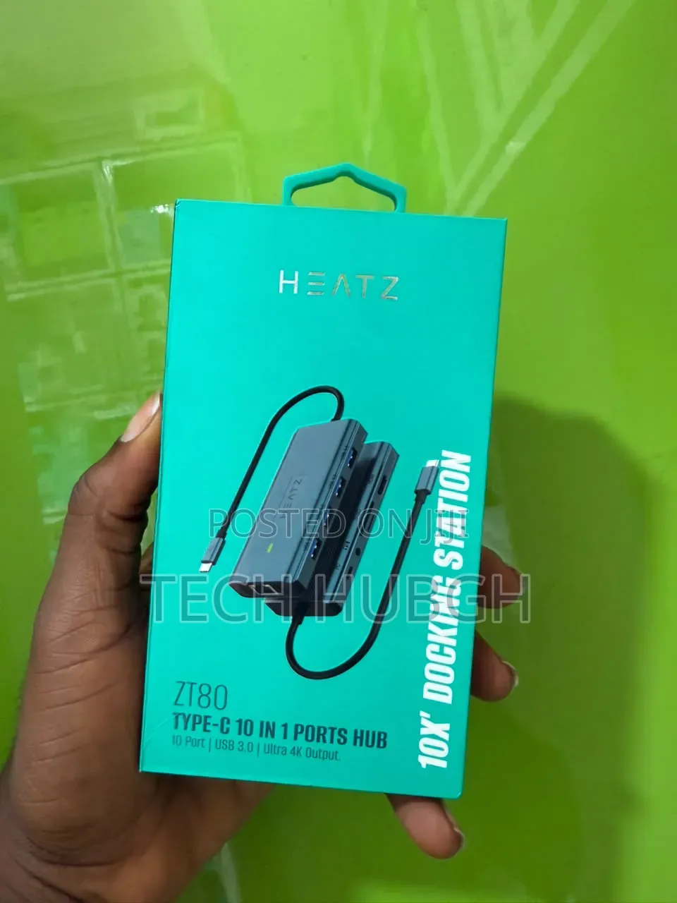 Heatz Zt80 Type-C 10 in 1 Port Hub