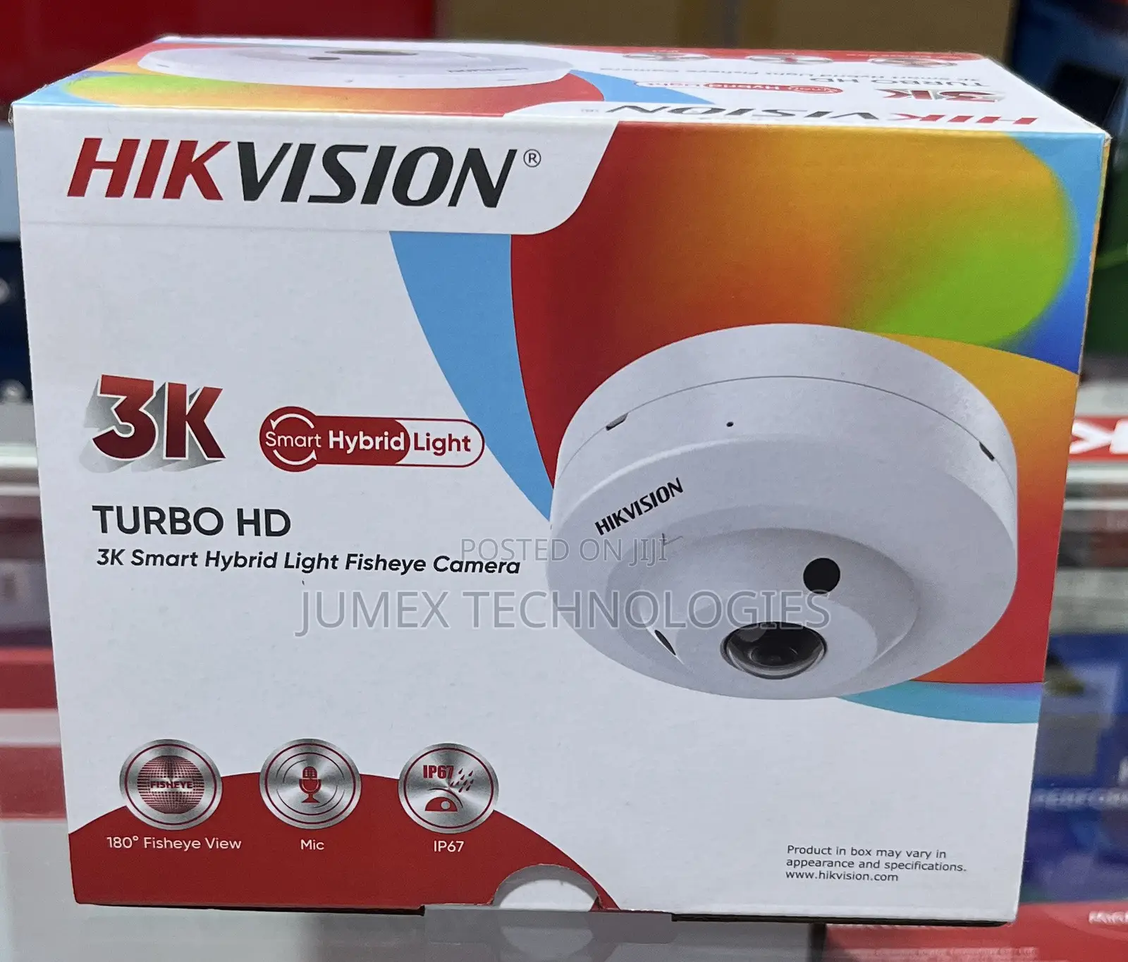 HIKVISION 3K Smart Hybrid Light Fisheye Camera