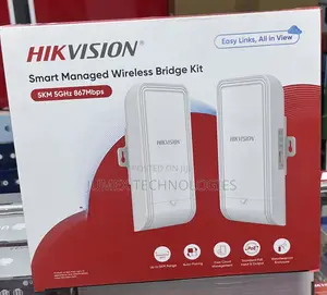 HIKVISION Smart Managed Wireless Bridge Kit 5KM 5GHz 867Mbps