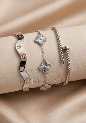 Bangle and Bracelet Set With Gift Case for Ladies