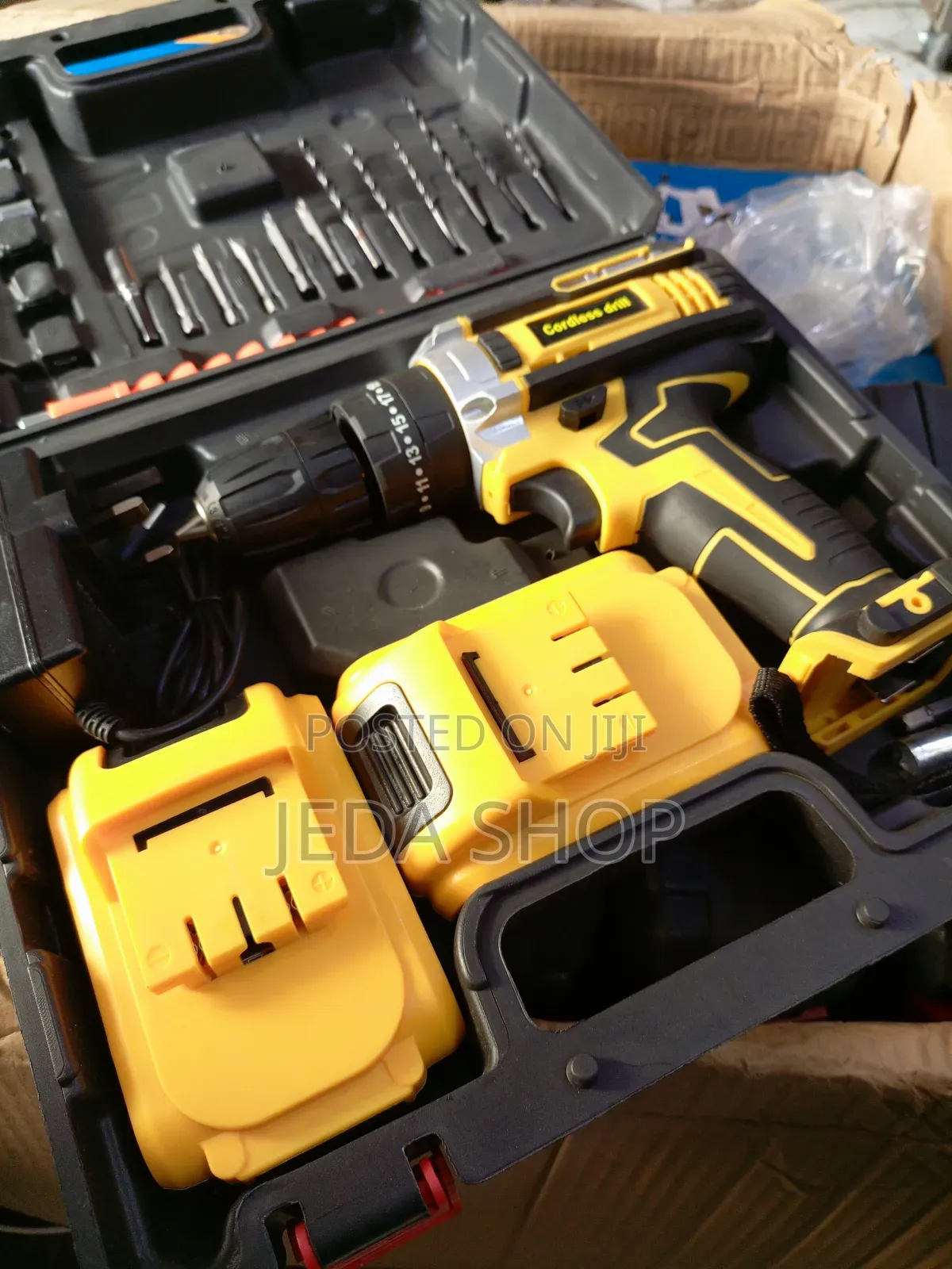 Cordless Drill With 2 Batteries