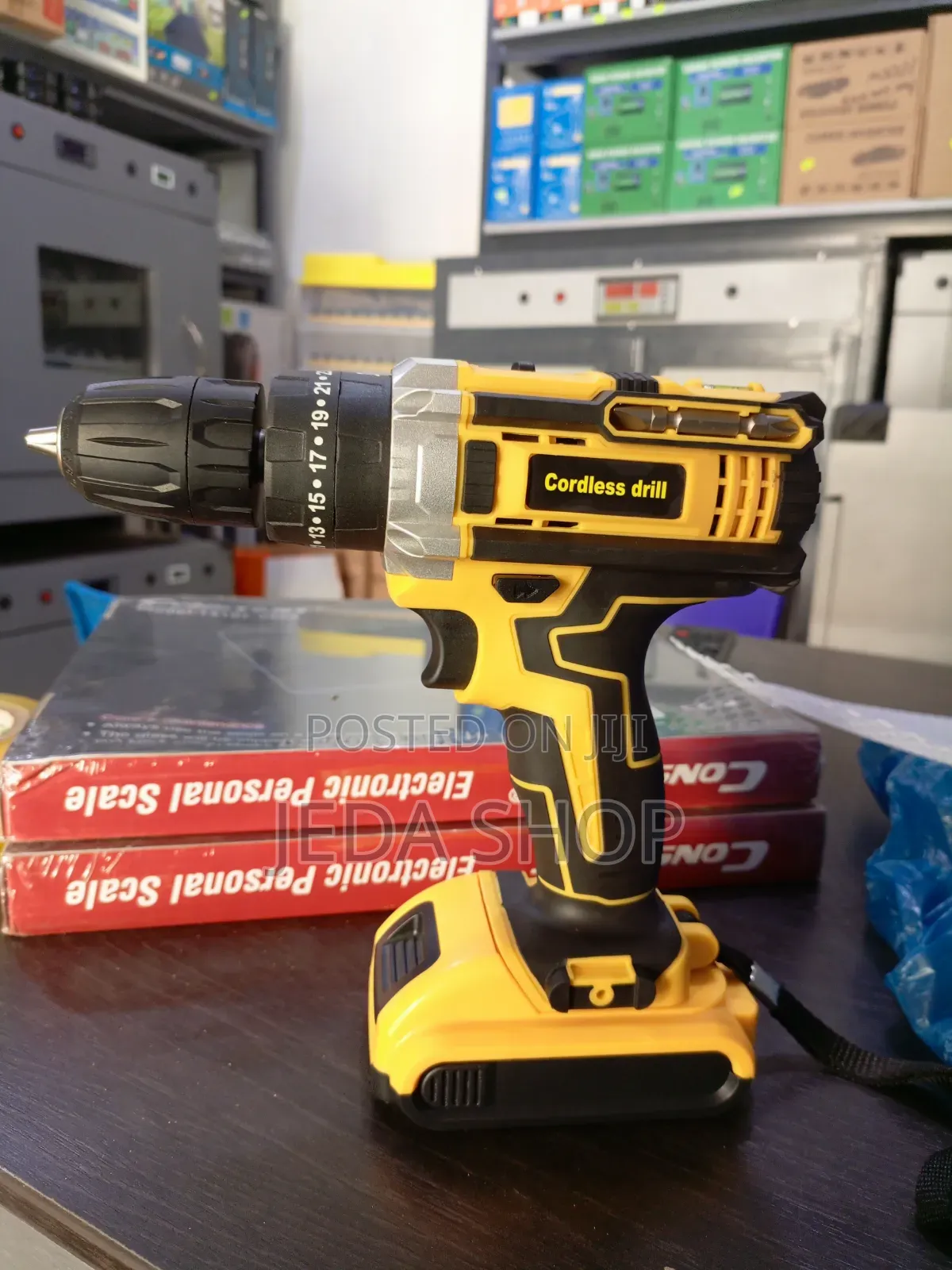 Cordless Drill With 2 Batteries