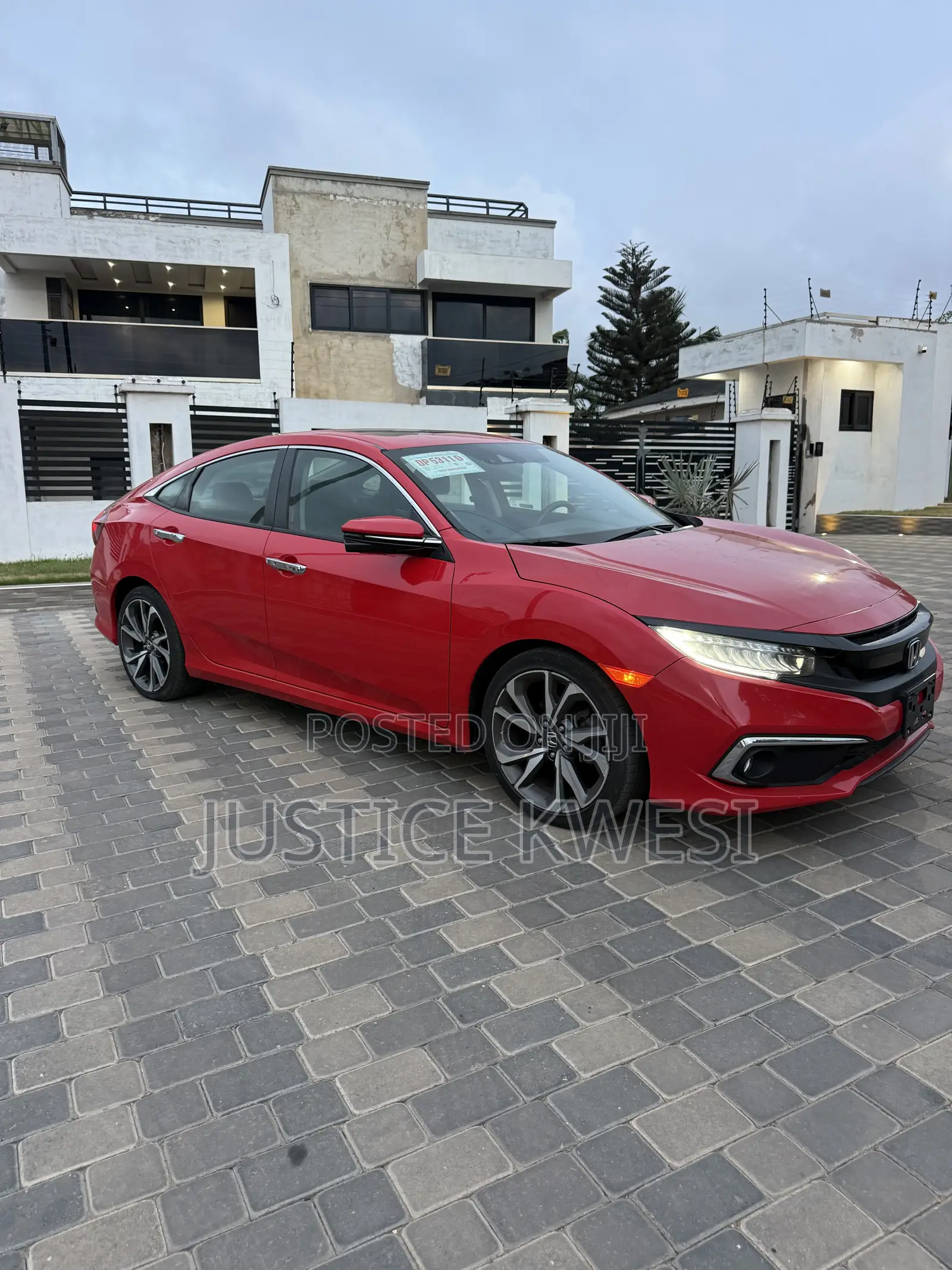Honda Civic Touring Sedan 2020 Red