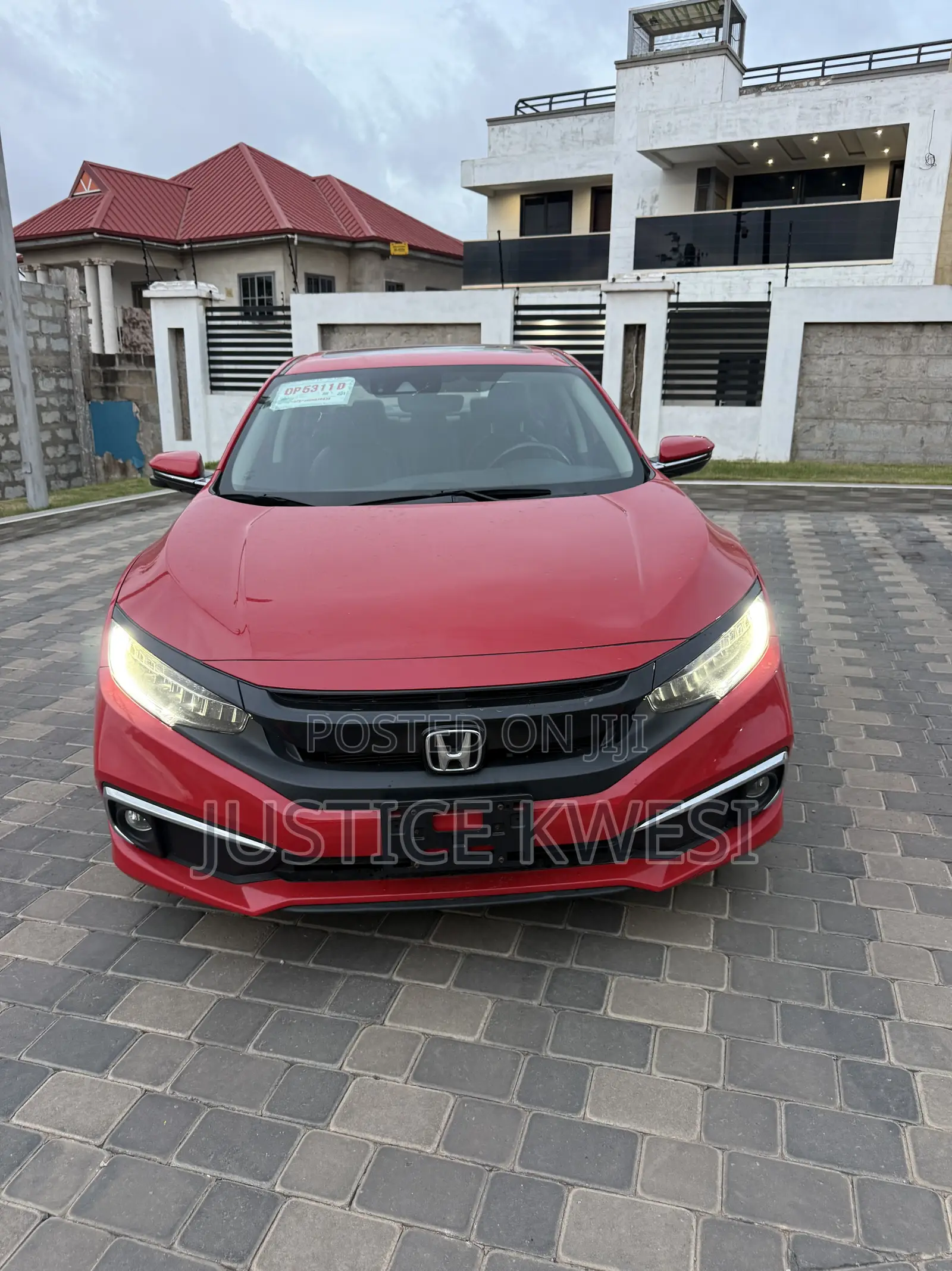 Honda Civic Touring Sedan 2020 Red