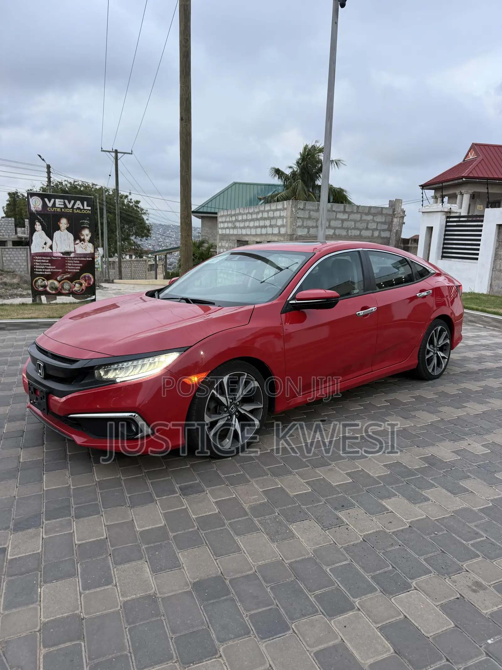 Honda Civic Touring Sedan 2020 Red