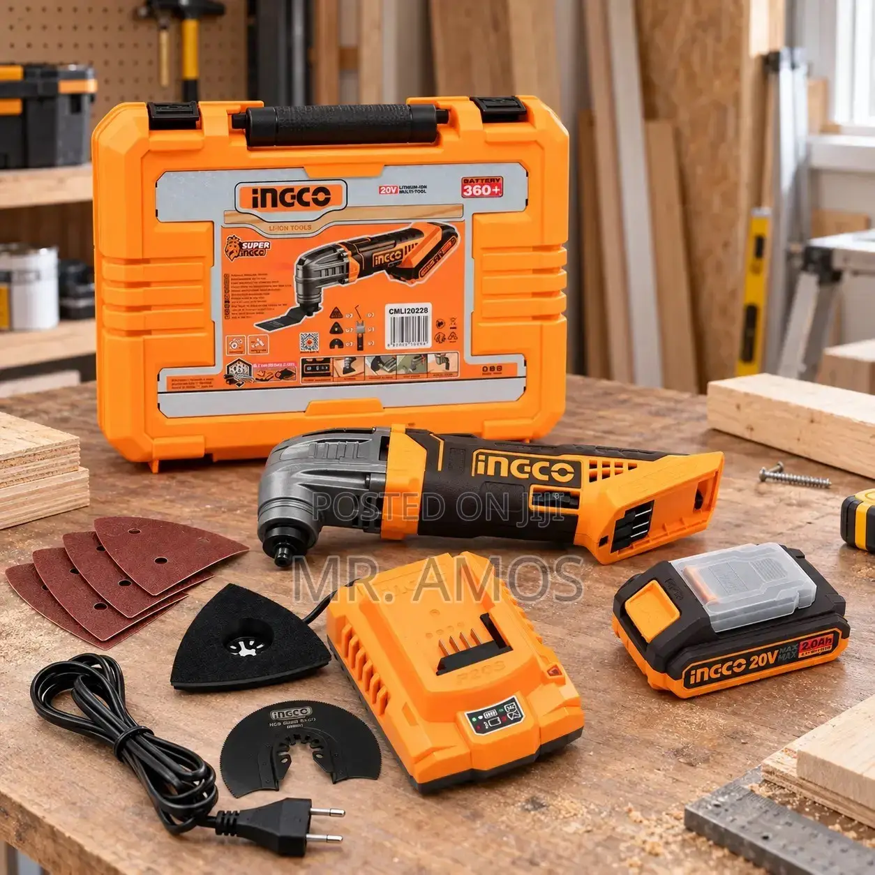 3.2° Oscillating Angle Cordless Multi-Tool With Accessories -CMLI20228