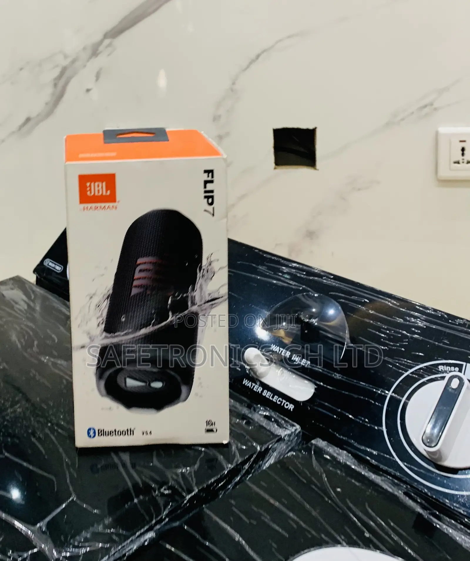 High-Premium Black JBL Flip 7 Bluetooth Speaker
