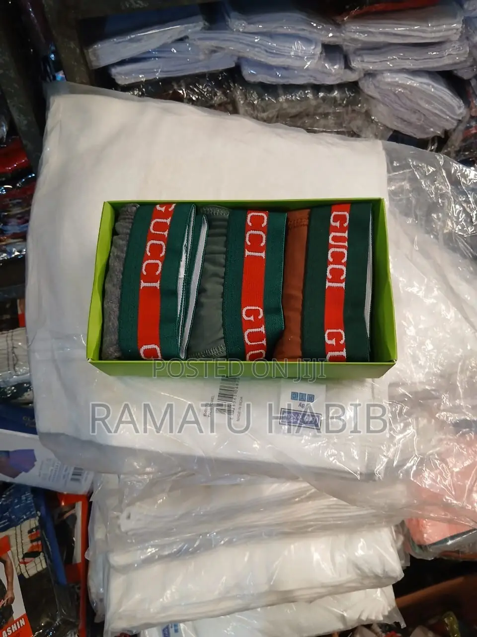 Gucci 3 in 1 Boxers in Box Going for a Cool 100 Cedis