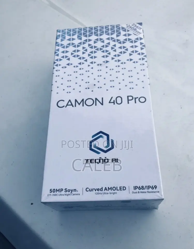 New Tecno Camon 40 Pro 5G 256 GB Blue