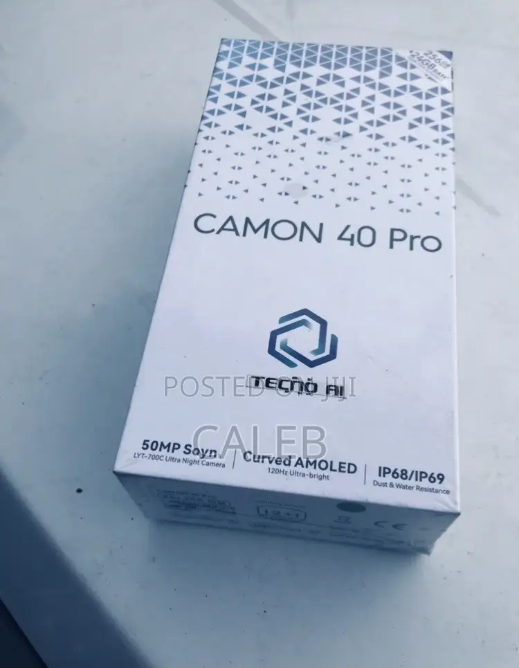New Tecno Camon 40 Pro 5G 256 GB Blue