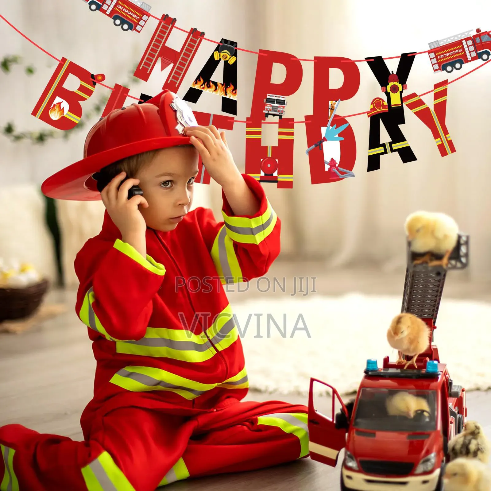 Kids Fire Service Costume