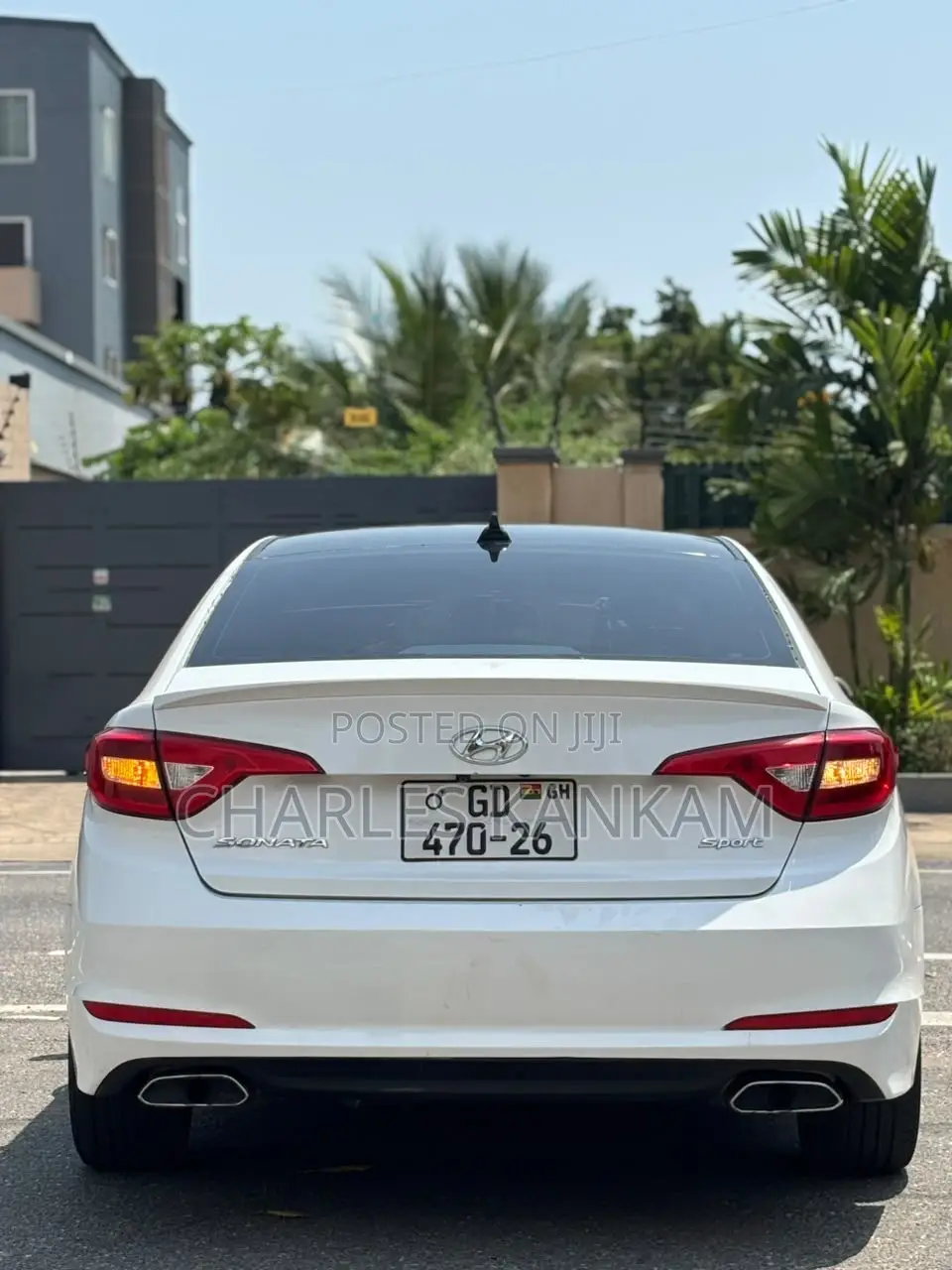 Hyundai Sonata Limited 2.0T Seban (2.0L 4cyl 6A) 2017 White