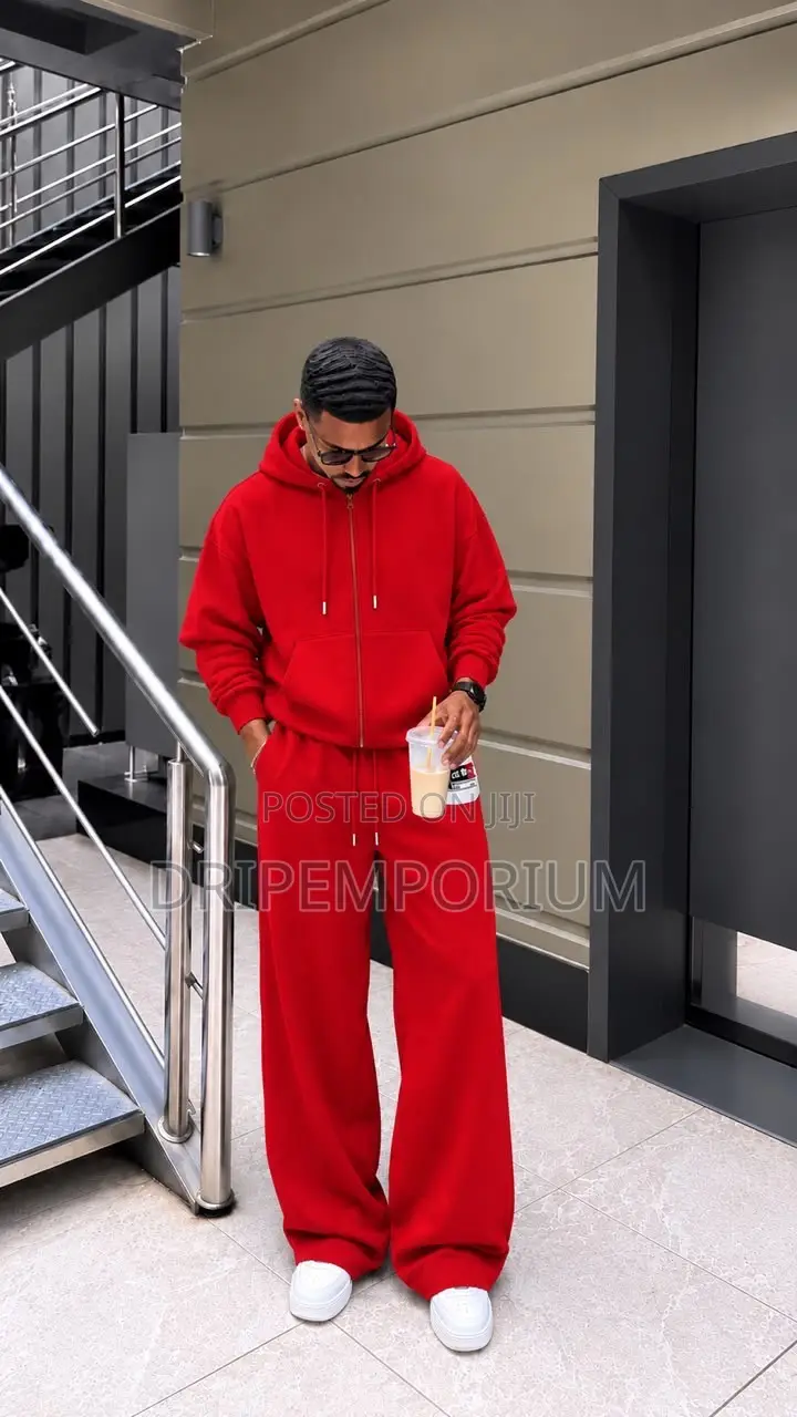 Zip-Up Hoodie + Baggy Pants