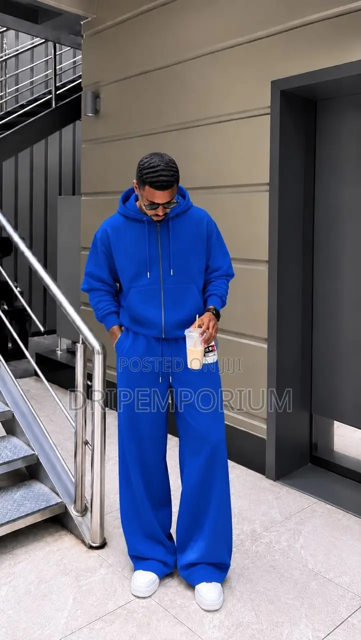 Zip-Up Hoodie + Baggy Pants