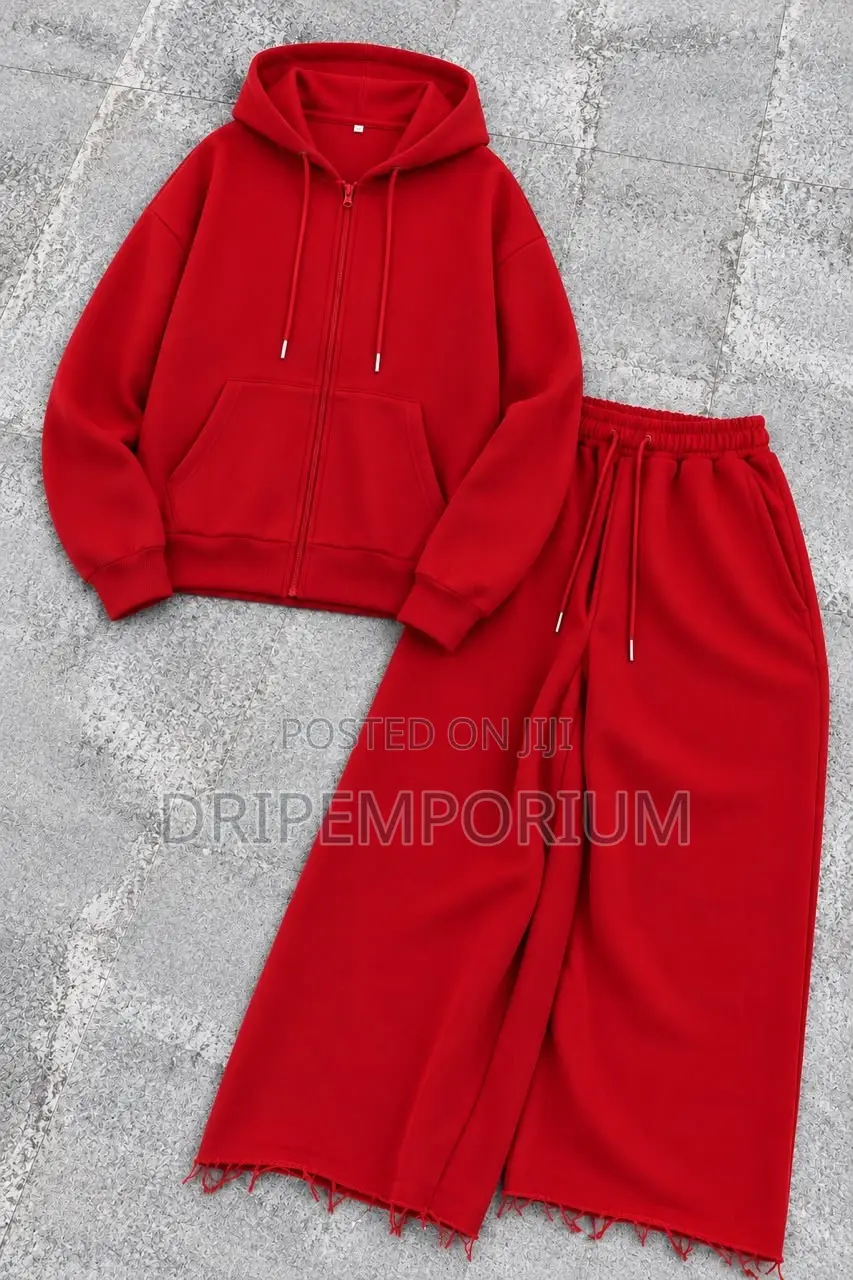Zip-Up Hoodie + Baggy Pants