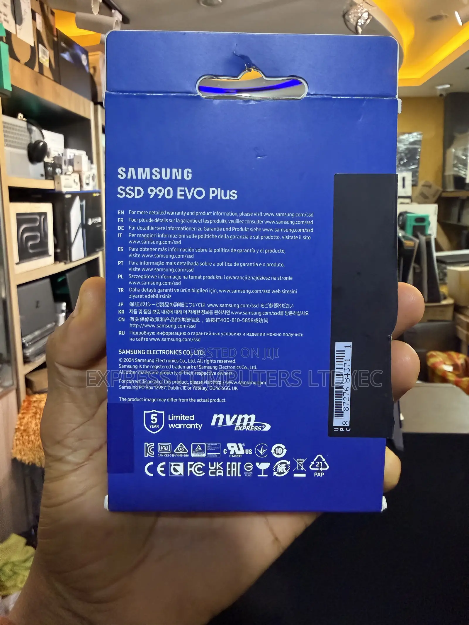 Samsung SSD 990 EVO Plus 1TB,PCIe Gen 4x4 | 5x2 M MB/s